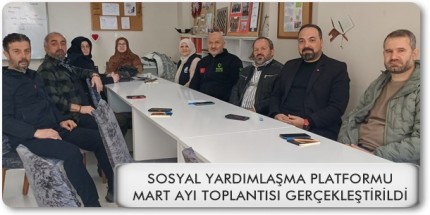 Sosyal Yardımlaşma Platformu’nda Kurumsallaşma Adımı